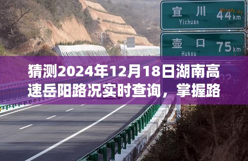 湖南高速岳阳路况实时查询预测，掌握未来路况信息至2024年12月18日