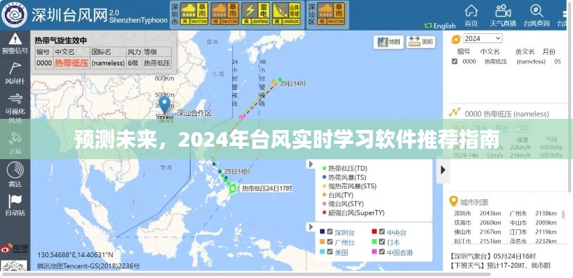 2024年台风实时学习软件推荐指南，预测未来的必备工具