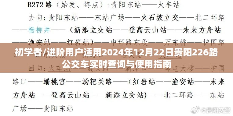 贵阳公交226路实时查询与使用指南，适合初学者与进阶用户（2024年12月版）