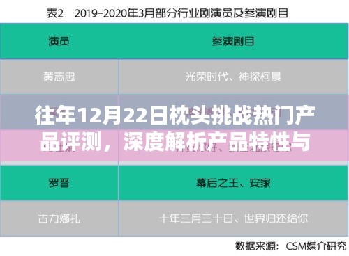 枕头挑战热门产品深度评测与用户体验解析