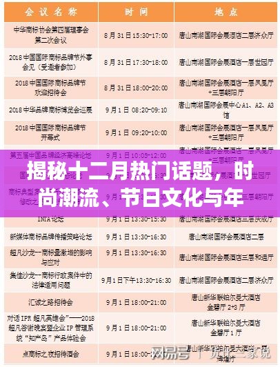 揭秘十二月热点，时尚潮流、节日文化与年终事件全解析