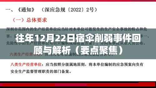 聚焦往年宿伞削弱事件回顾与解析