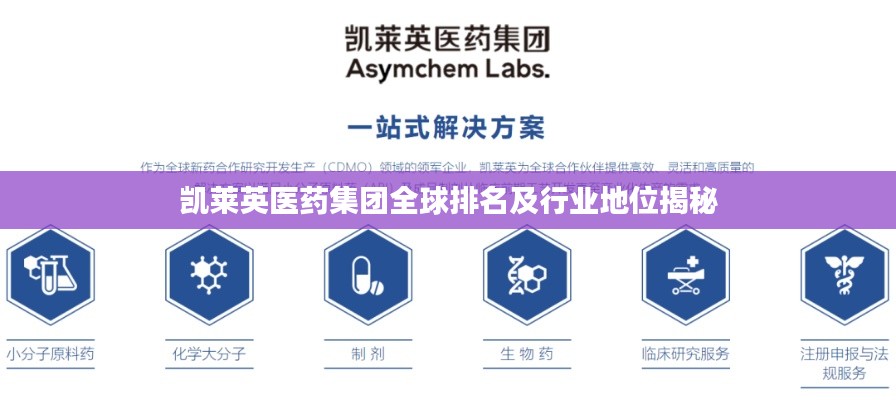 凯莱英医药集团全球排名及行业地位揭秘