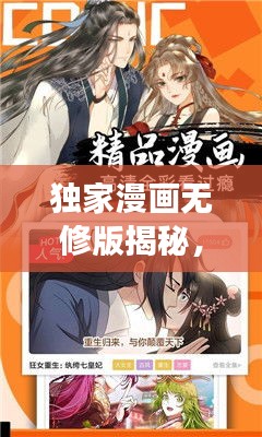 独家漫画无修版揭秘，纯净漫画艺术世界的探索之旅