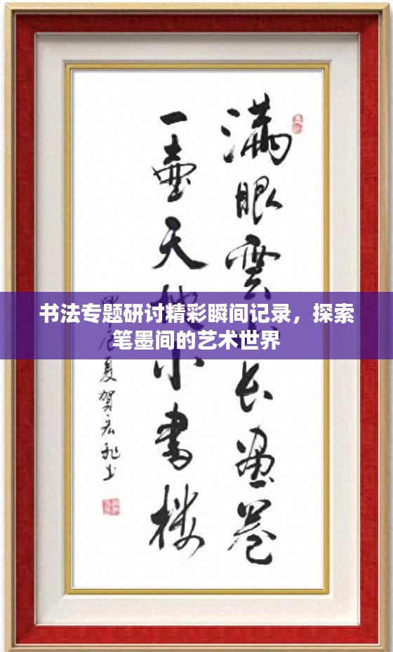 书法专题研讨精彩瞬间记录，探索笔墨间的艺术世界