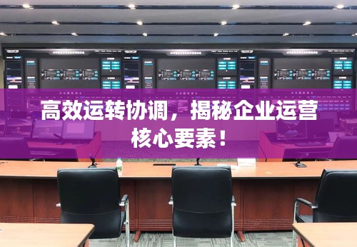 高效运转协调，揭秘企业运营核心要素！