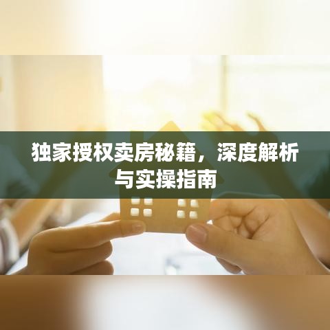 独家授权卖房秘籍，深度解析与实操指南